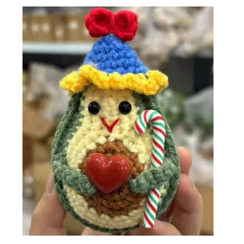 Mini Crochet Emotional Support Christmas Characters and Animals