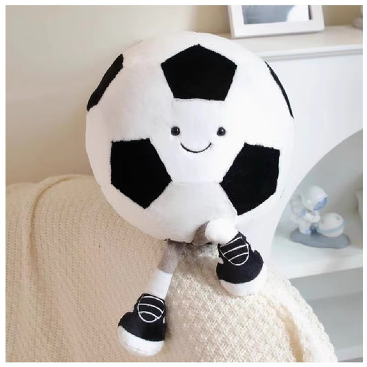 Plush Sports Ball W/ Legs 28cm