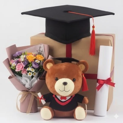 Plush Graduation Bear 20cm