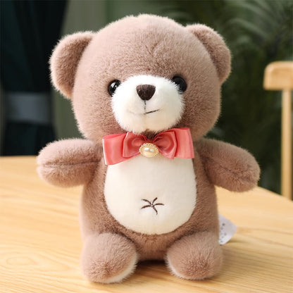 Plush Bear 2105 W/ Bow Tie and Belly 22cm