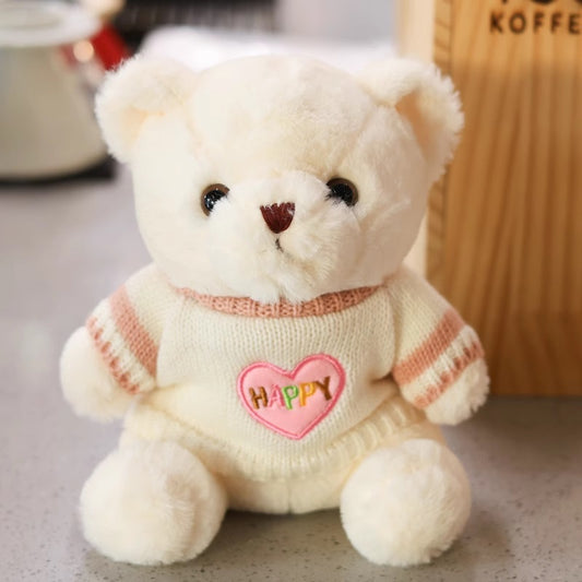 Plush Bear with Sweater / Scarf 20cm