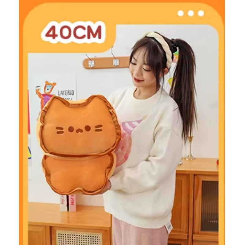 Plush Biscuit-shaped Kitten 40cm