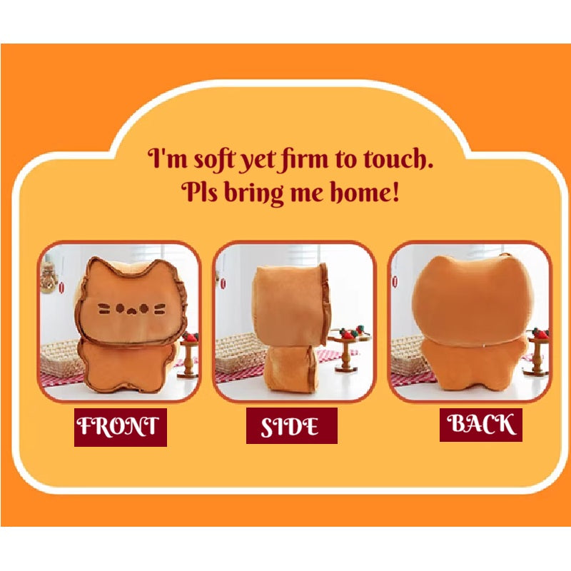 Plush Biscuit-shaped Kitten 40cm