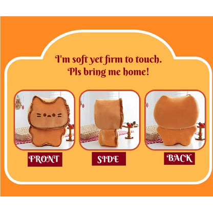 Plush Biscuit-shaped Kitten 40cm