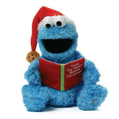 Plush Cookie Monster Night Before Christmas 30cm