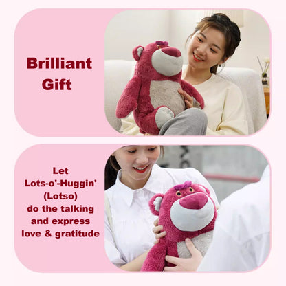 Plush Disney Strawberry Bear Lotso with Strawberry Scent 30cm