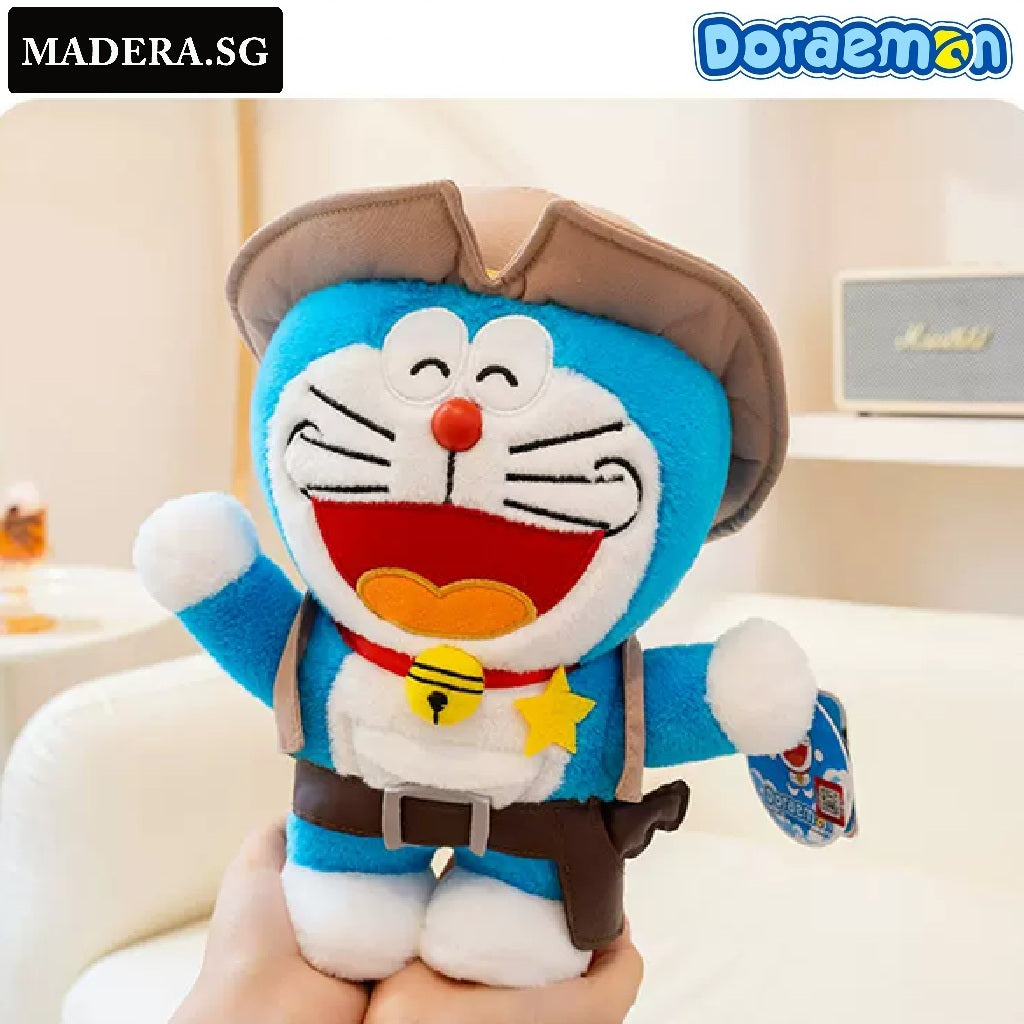 Plush Doraemon Cowboy 28cm