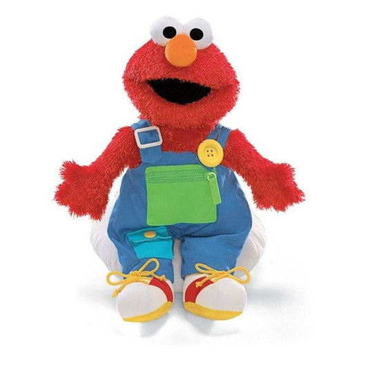 Plush Elmo Color Jumpsuit Teach Me 36cm