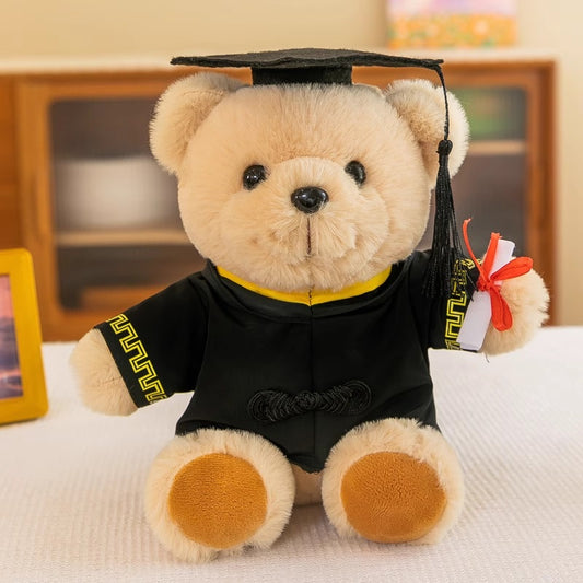 Plush Graduation Bear with Certificate 25cm