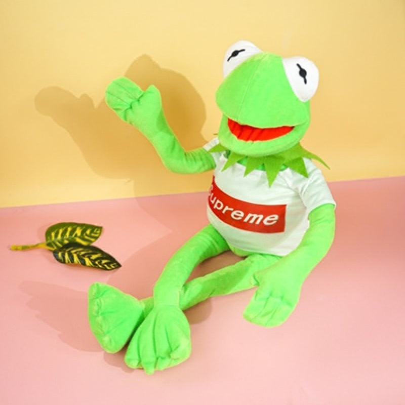Plush Kermit Muppet in Supreme Tee 40cm