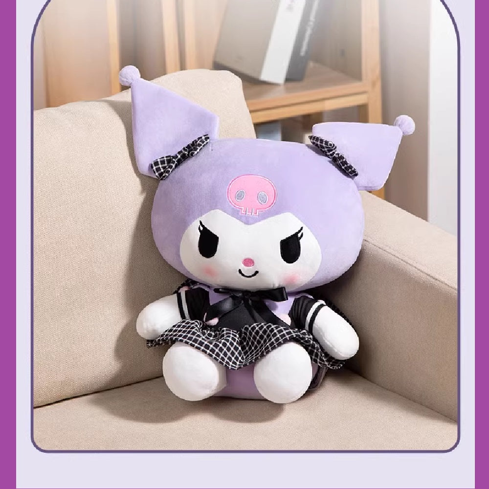 Plush Kuromi Checkered Purple 38cm