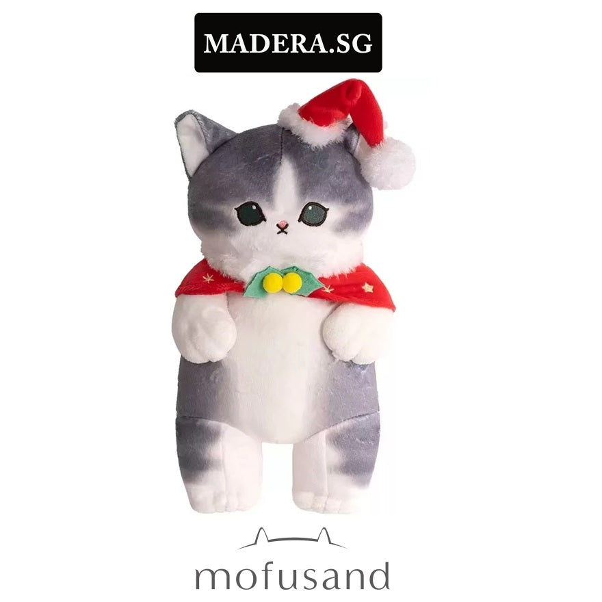 Plush Mofusand Christmas Hat & Cape 50cm