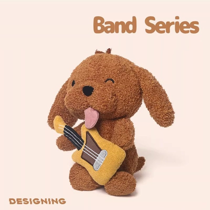 Plush Musical Rockstar Series Puppy Band 28cm (1 PIECE)