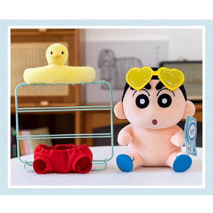 Crayon Shin-Chan 30cm Plush Collection – Adorable Duck Float & Bestie Xiao Bai Editions