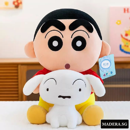 Crayon Shin-Chan 30cm Plush Collection – Adorable Duck Float & Bestie Xiao Bai Editions