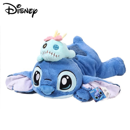 Plush Stitch with Scrump Atop Head Huggable 53cm