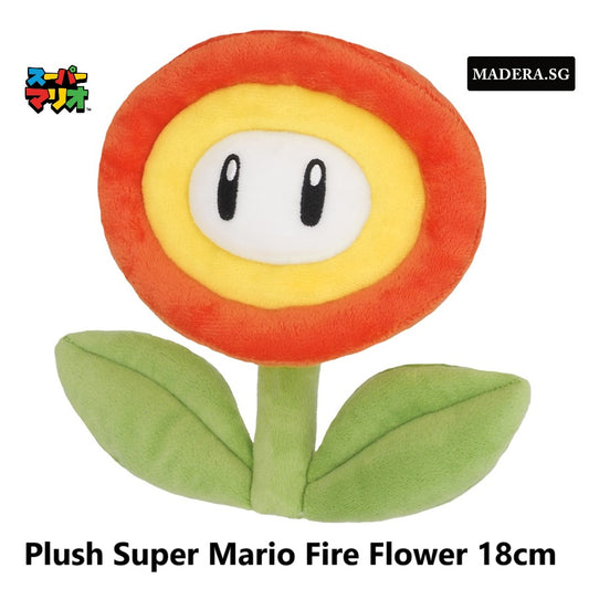 Plush Super Mario Fire Flower 18cm