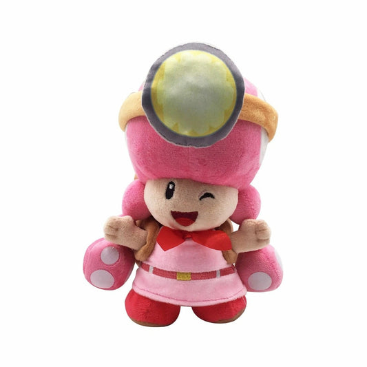 Plush Super Mario Toadette in Treasure Tracker Outfit 20cm