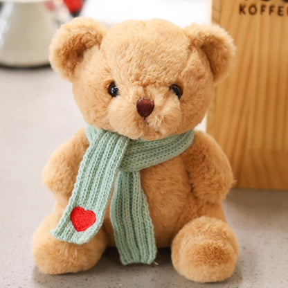 Plush Bear with Sweater / Scarf 20cm