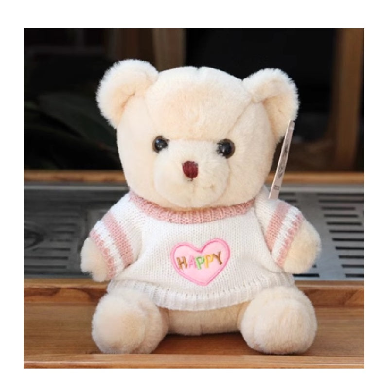 Plush Bear with Sweater / Scarf 20cm