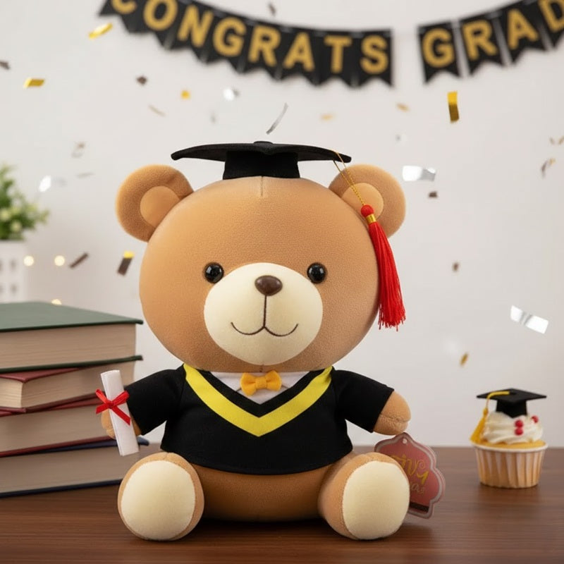 Plush Graduation Bear 20cm