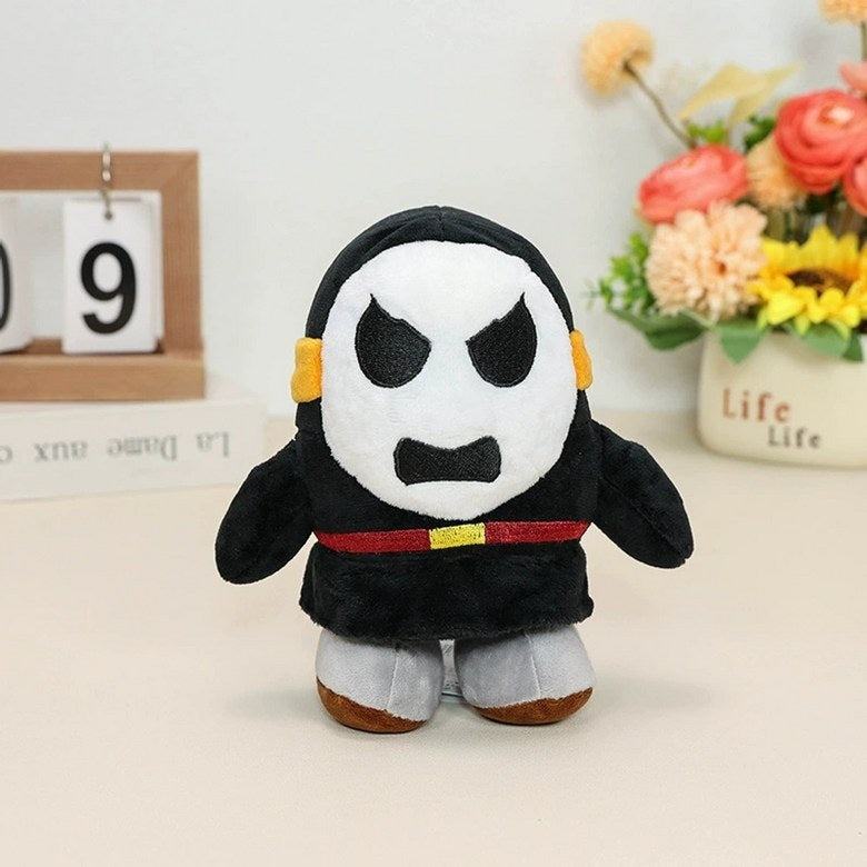 Plush Super Mario Angry Black Shy Guy 17cm