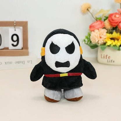Plush Super Mario Angry Black Shy Guy 17cm