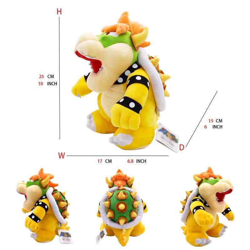 Plush Super Mario Bowser Fire 25cm