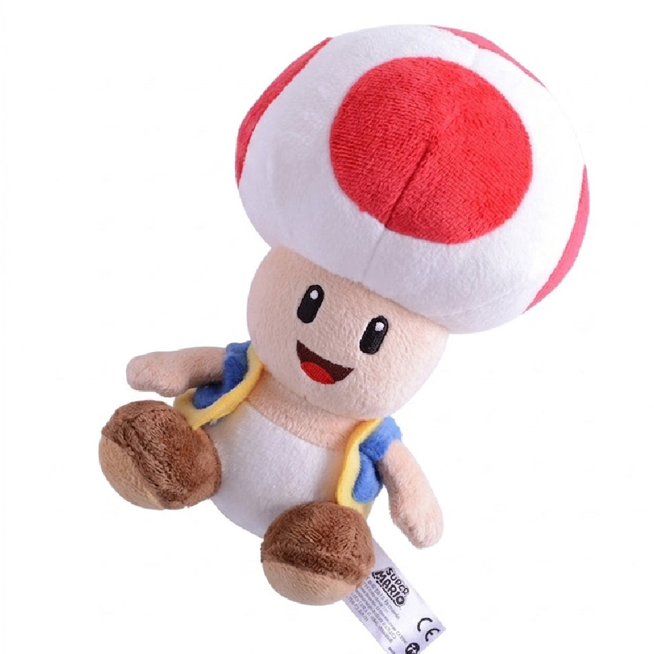Plush Super Mario Toad Red 17cm