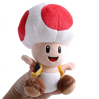 Plush Super Mario Toad Red 17cm