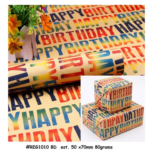 Regular Gift Wrapper REG1010 Birthday