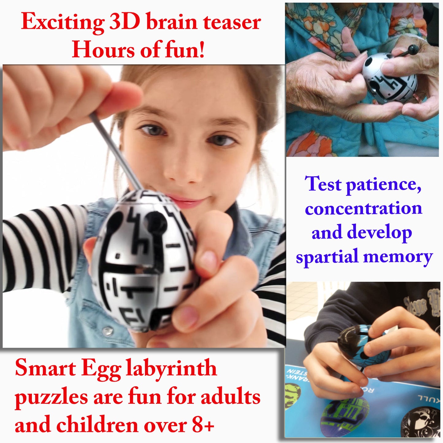 Smart Egg Puzzle (1 Random Design will be issued)