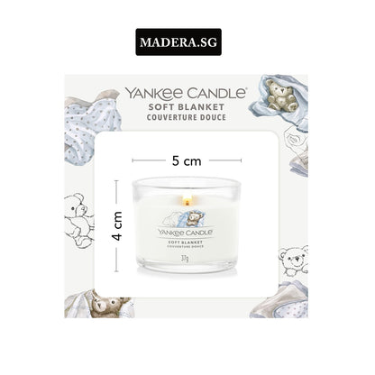 Soft Blanket 3pcs-Mini Candles Gift Set