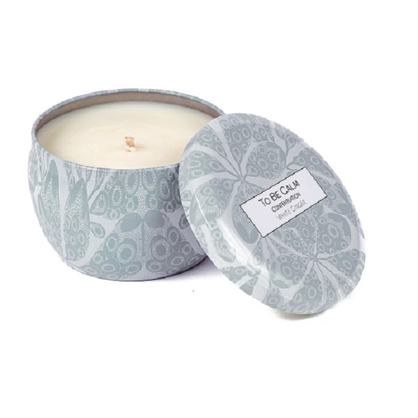 Contemplation - White Ginger - Mini Soy Candle 120gms