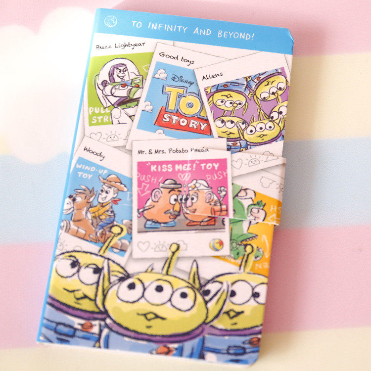 NV Mini Famous Characters Handy Notebook w/ Magnetic Bucket (est. A7 size 7.6x 12.5cm)