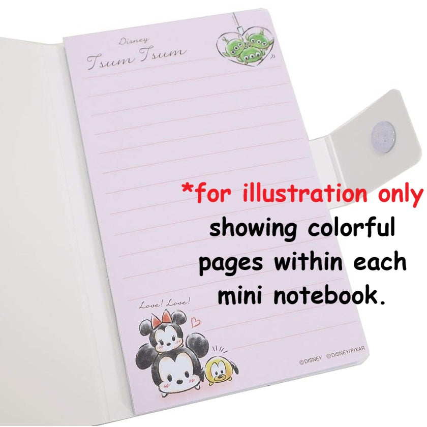 NV Mini Famous Characters Handy Notebook w/ Magnetic Bucket (est. A7 size 7.6x 12.5cm)