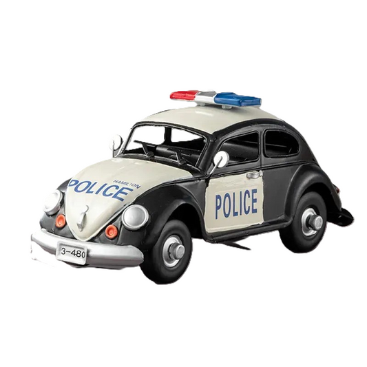 Vintage Police Car Ornament