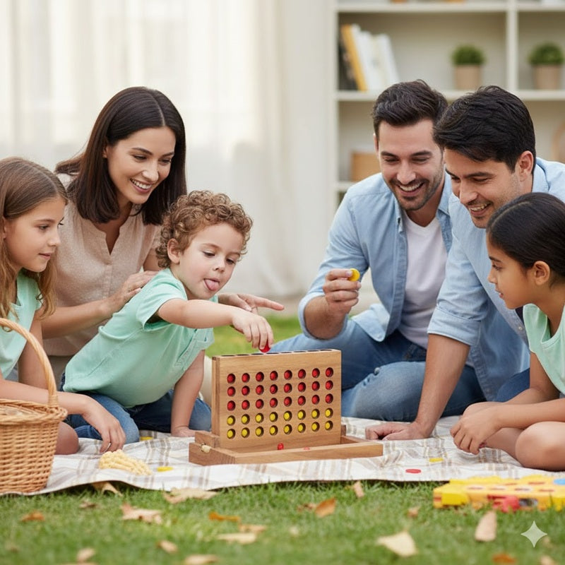 Wooden Connect 4