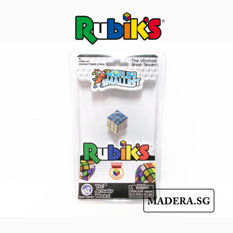 Original Rubik's World Smallest Rubik's Cube Madera de Mango