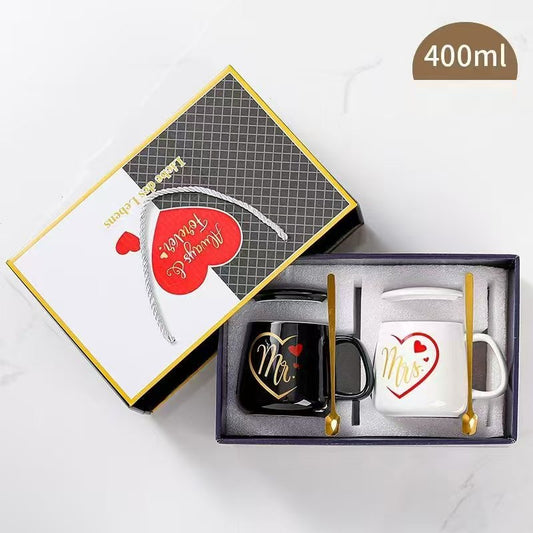YD-0125 Mr & Mrs Couple Mug Gift Set