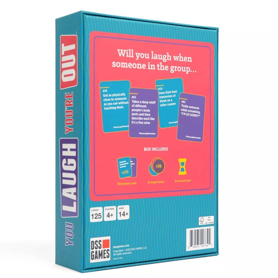You Laugh You're Out Card Game