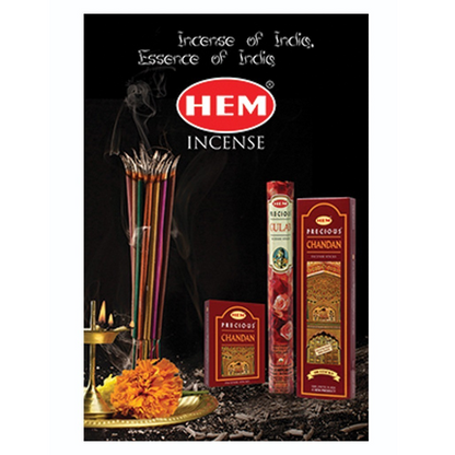 HEM Incense Box of 6 Rolls Famous Crafted Incense
