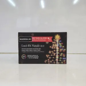 LED String Light 100 Bulbs/10 Metres/2 Colors W.White & Multi Christmas Lighting