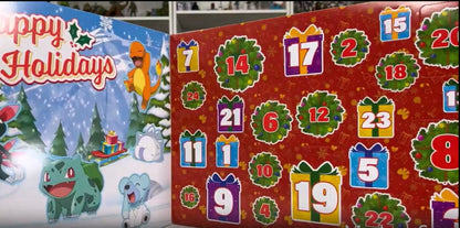 Official Pokémon Deluxe Holiday Advent Calendar | 24 Days of Gifts (Includes a FREE spare battery attached to the packaging box)