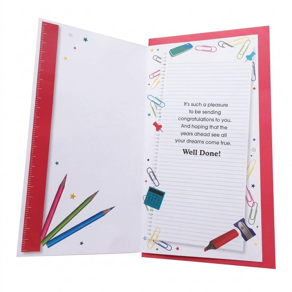 GC-PLE Well Done Congratulations Greeting Card 6888