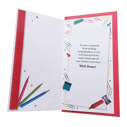 GC-PLE Well Done Congratulations Greeting Card 6888