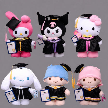 Plush Graduation Little Twin Star Boy Kiki 35cm