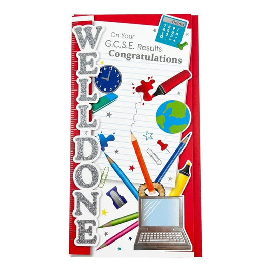 GC-PLE Well Done Congratulations Greeting Card 6888