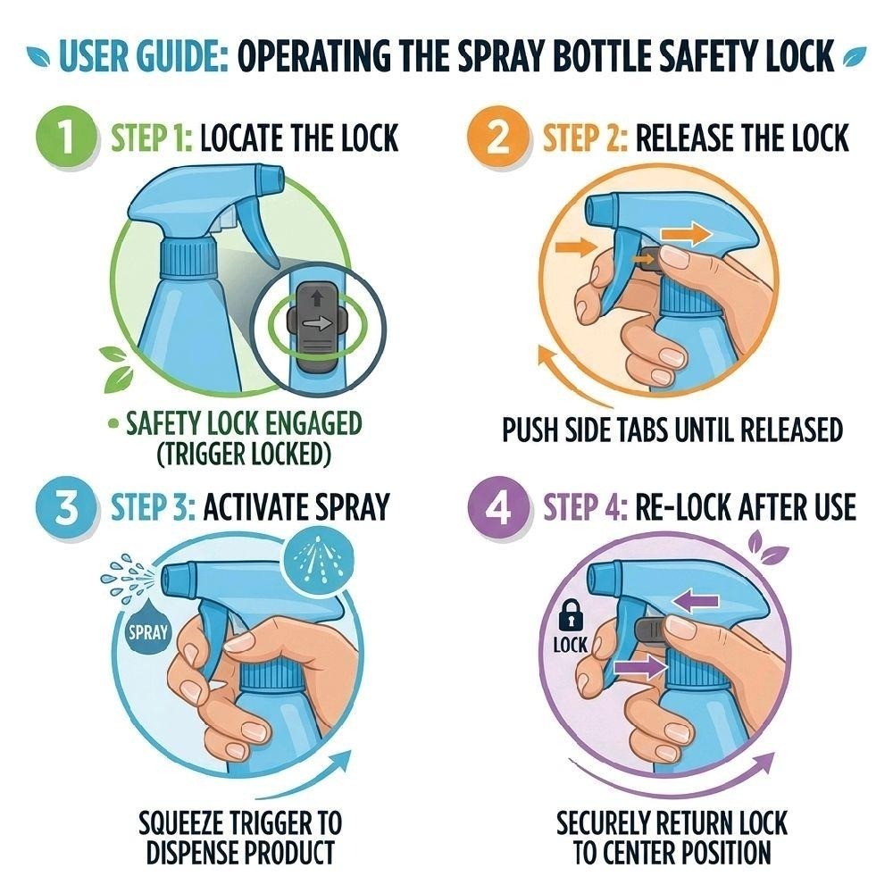 E'scential Anti-Cockroach Spray (250ml) (#W/lock safety see photos for instruction)
