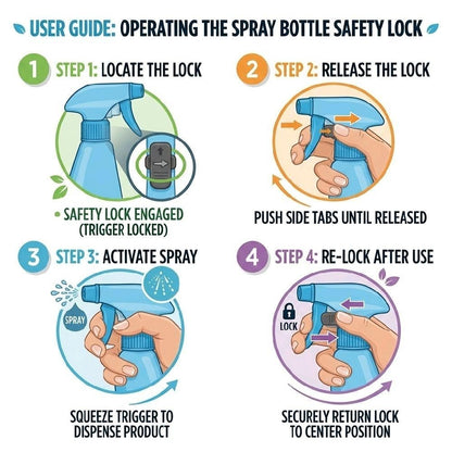 E'scential Anti-Cockroach Spray (250ml) (#W/lock safety see photos for instruction)